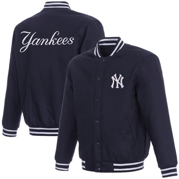 New York Yankees (MLB) Poly-Twill Jacket - Picture 1 of 6
